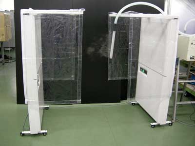 山口)NITTO セーフティクリーンパーテーション 2台セット NSCP-03KH